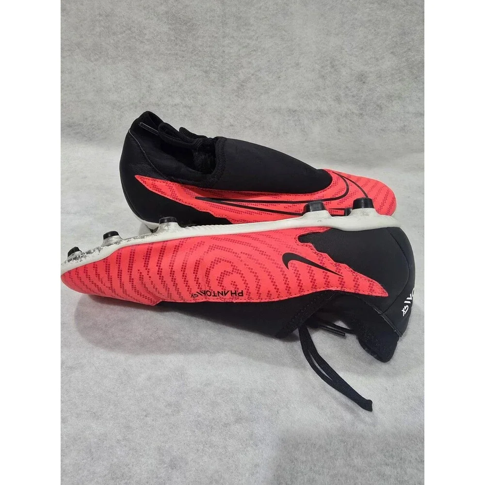 Nike Phantom GX Club DF MG Soccer Cleats Crimson/Black Size 8.5 - Great Studs